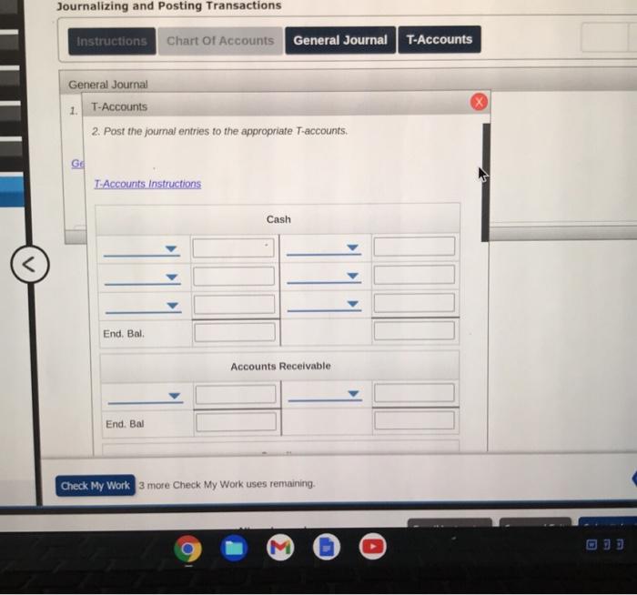 September Transactions: Sept. 1 Issued common stock for $20,000. 2 5 8