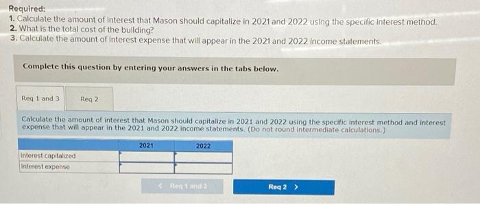 2021, the Mason Manufacturing Company began construction of a building to be
