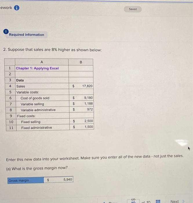 Now change all of the dollar amounts in the data area of