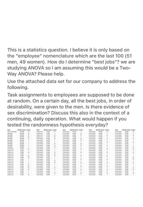 This is a statistics question. I believe it is only based on