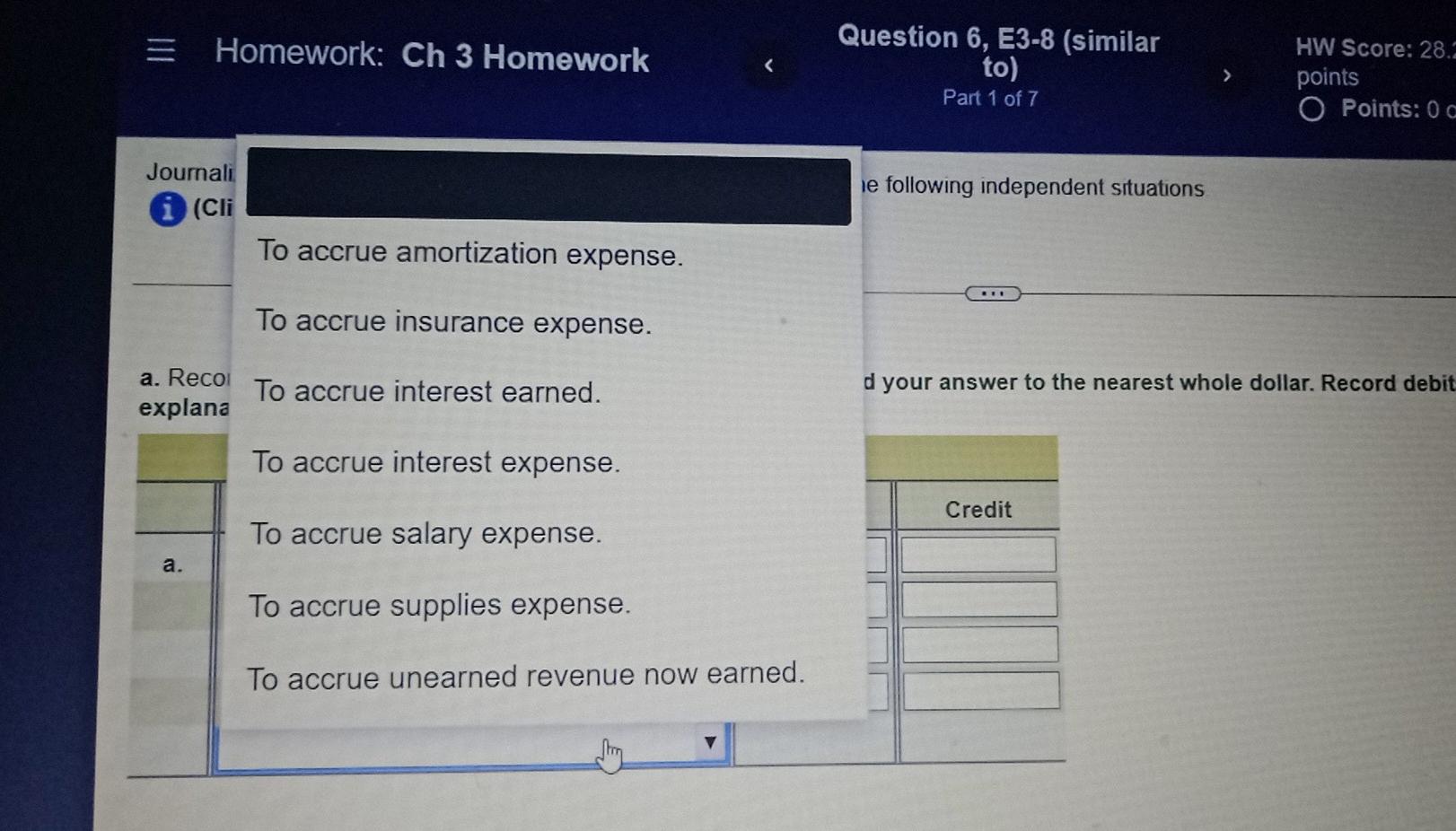 was paying one year's rent in advance. At December 31, we must