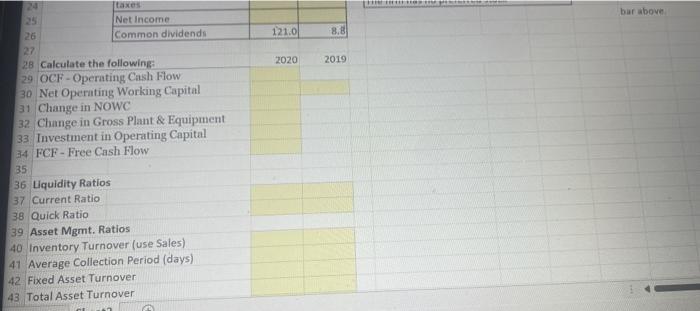 Excel calculate the number using your formula in the cell. Balance Sheet