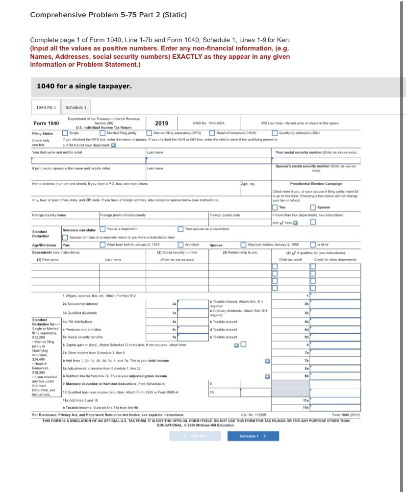 and unmarried. He retired at age 55 when he sold his business,