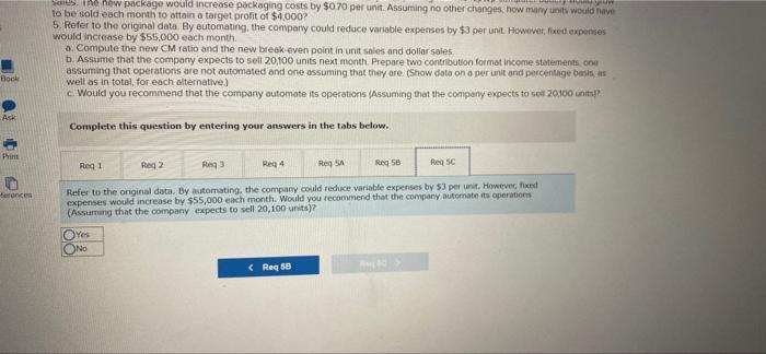 dollar sales 2. The president believes that a $6,800 increase in the