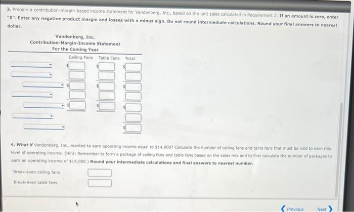 fixed cost Ceiling Fan Table Fan $66 $10 $11 $9 $22,200 $48,000