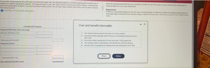Faced wit ng are for a $13 per hour in wage at
