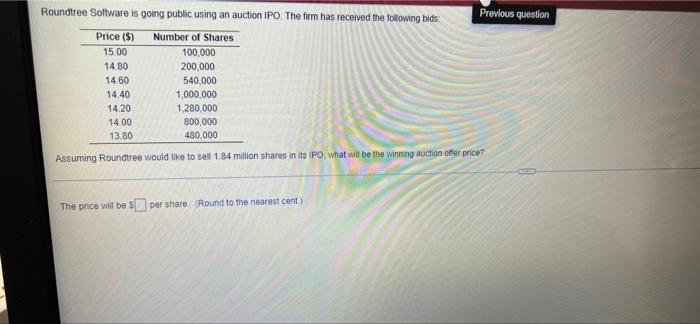 Roundtree Software is going public using an auction IPO. The firm has