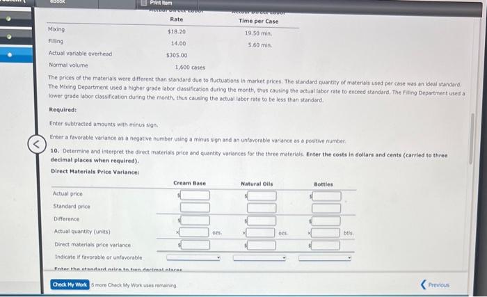 completed Parts A and B before attempting Part C. You may have