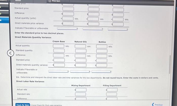 to refer back to data presented in Parts A and B as