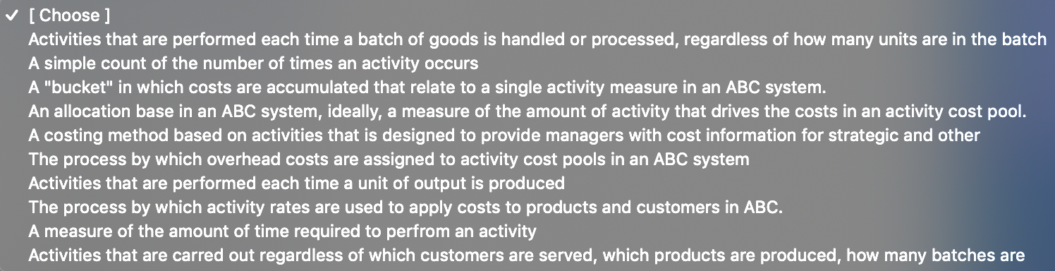 ] First stage allocation [Choose ] Second stage allocation [Choose Transaction driver