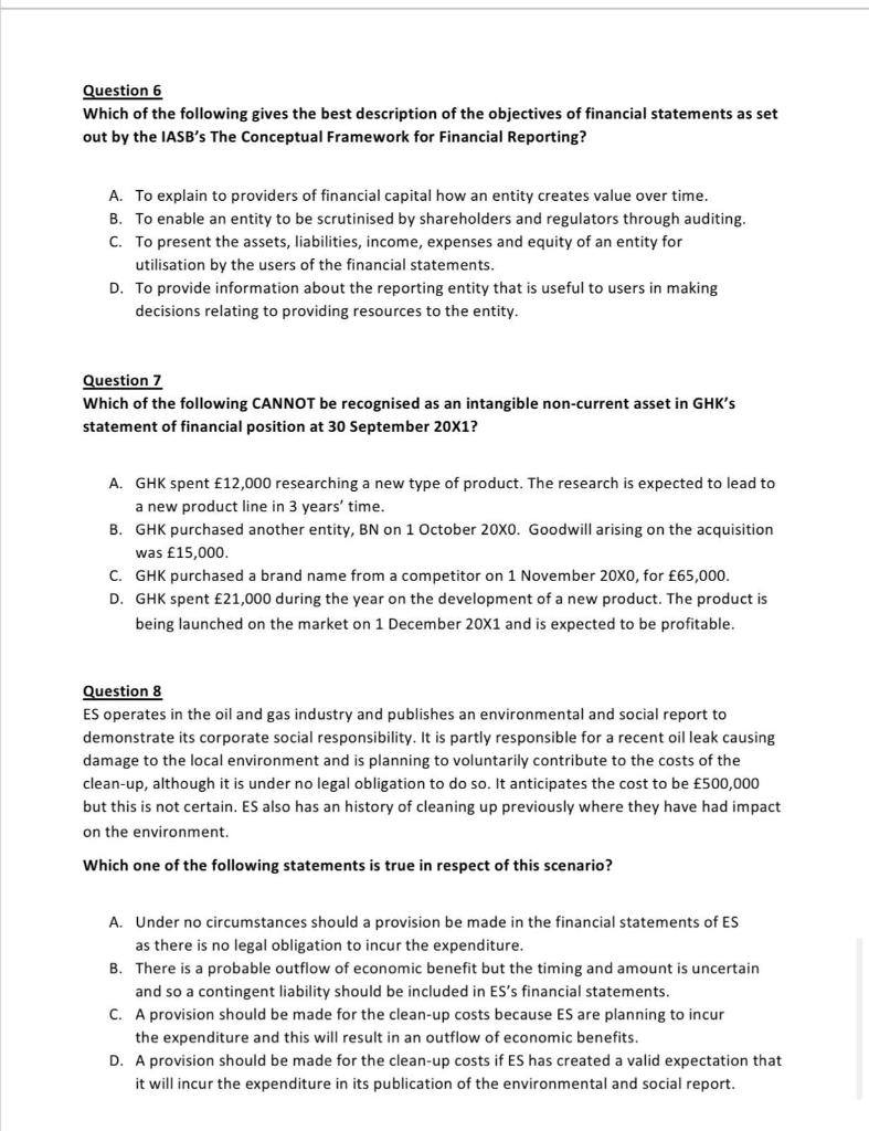 are compulsory. Please provide your answer to each question using the grid