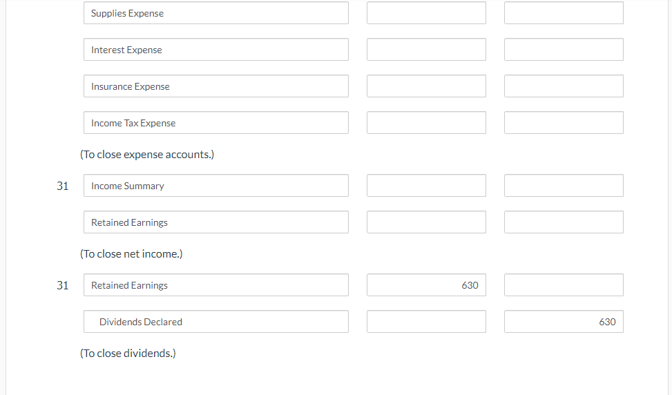 Supplies Prepaid insurance Equipment 16,620 3,310 3,220 24,990 Accumulated depreciation-equipment $6,160 Accounts
