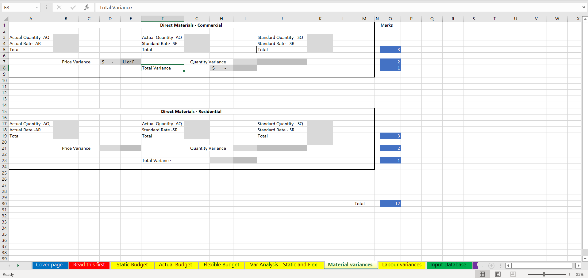 for the entire year. The next expense item is cleaning supplies. MCS