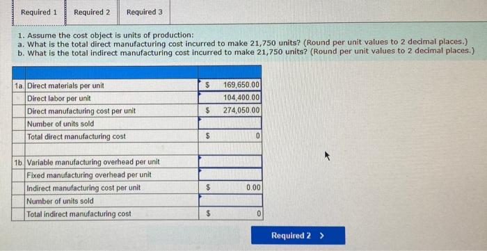 of production is 17,000 to 26,500 units. When it produces and sells