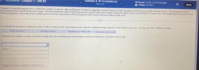 Chapter 7 - HW #2 Question 5, $7-14 (similar to) Part 2