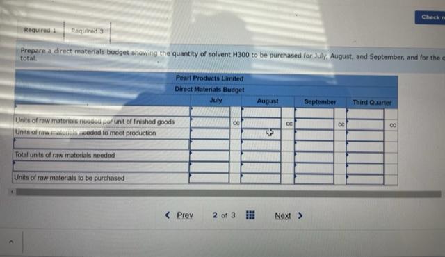 cubic centimeters (cc) of solvent H300 are required to manufacture each unit