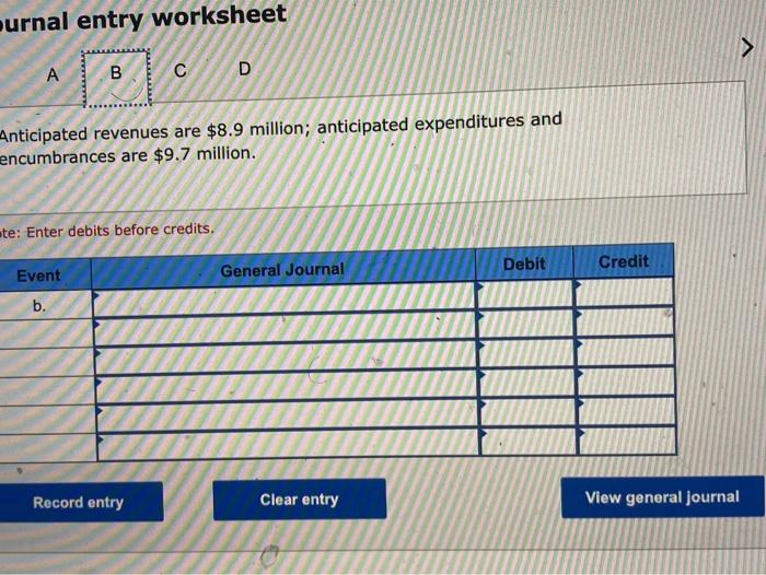 the following unrelated situations: (If no entry is required for a transaction/event,