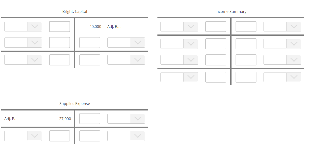each account. For accounts that have a zero balance, enter the zero