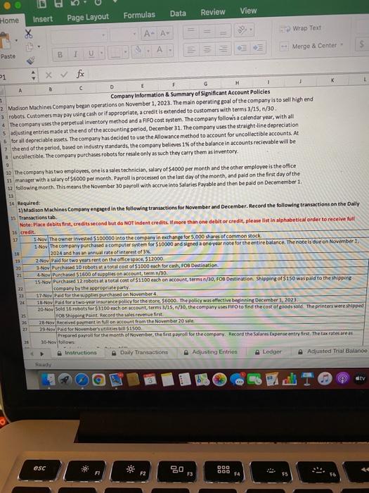 Home Insert Page Layout Formulas Data Review View A-A- Wrap Text B