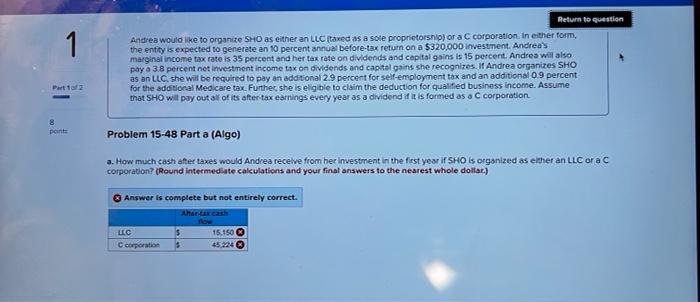 following information applies to the questions displayed below] Part 1 of 2