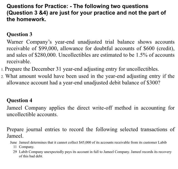 decides that the AED1,980 account of A. Ayesha is uncollectible and writes