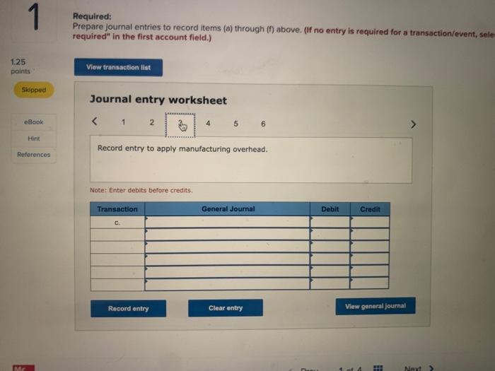 the company's operations in March follows: a. Raw materials used in production: