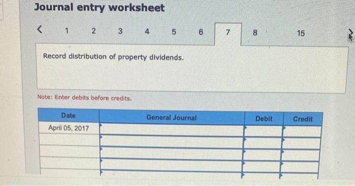 of directors declared a property dividend consisting of corporate bonds of Warner