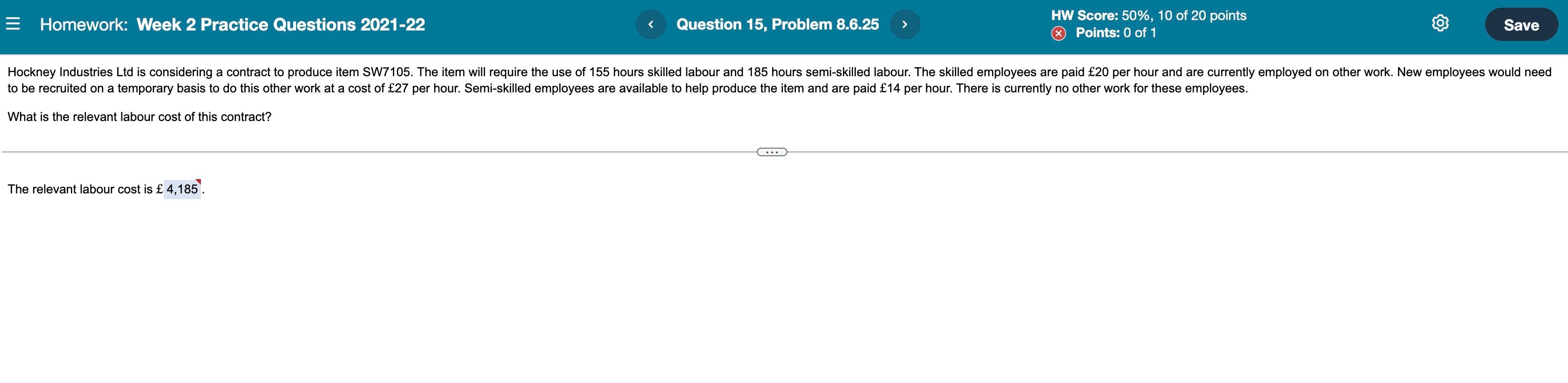 Homework: Week 2 Practice Questions 2021-22 Question 15, Problem 8.6.25 > HW