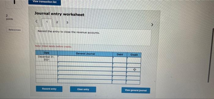 Corporation's fiscal year-end is December 31, 2021. The following is a partial
