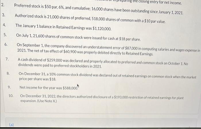 of Par-Common Stock 197,000 Retained Earnings 564,000 During the year, the following