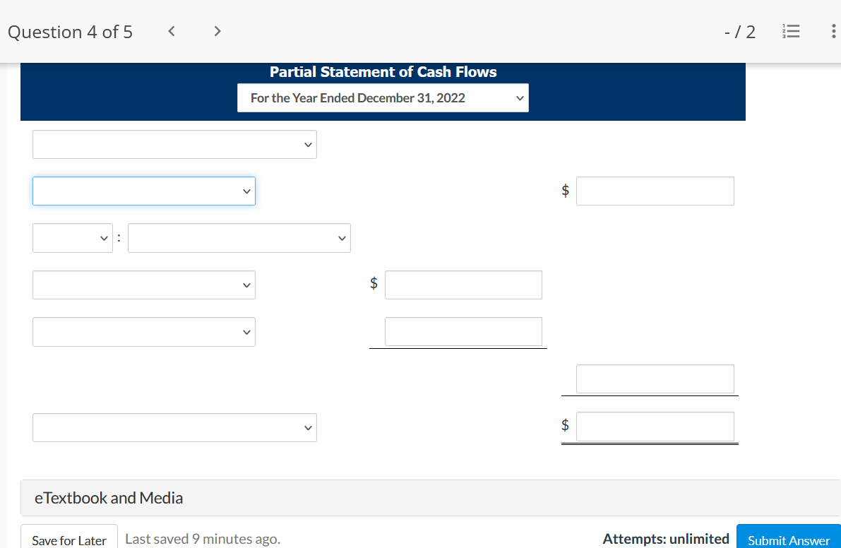 Year Ended December 31, 2022 Service revenue $1,358,000 Operating expenses, excluding depreciation