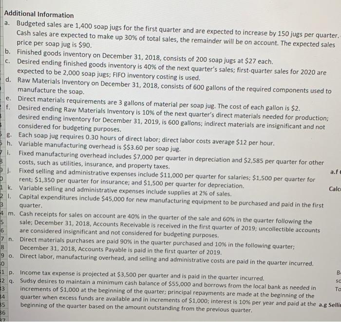 previous problem, Sudsy Days manufactures white label soaps that other companies customize