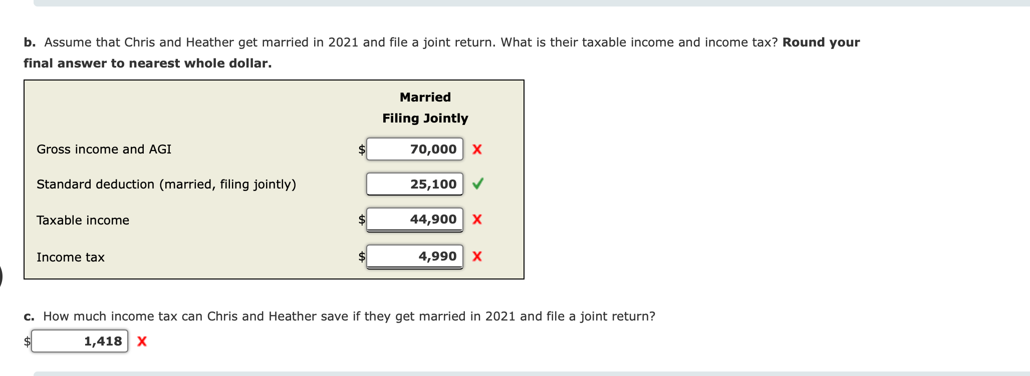 and plan to get married. During 2021, Chris is a full-time student