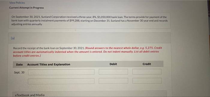 View Policies Current Attempt in Progress On September 30, 2021, Sunland Corporation