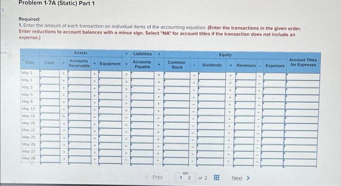 P1, P2 [The following information applies to the questions displayed below.] Gabi