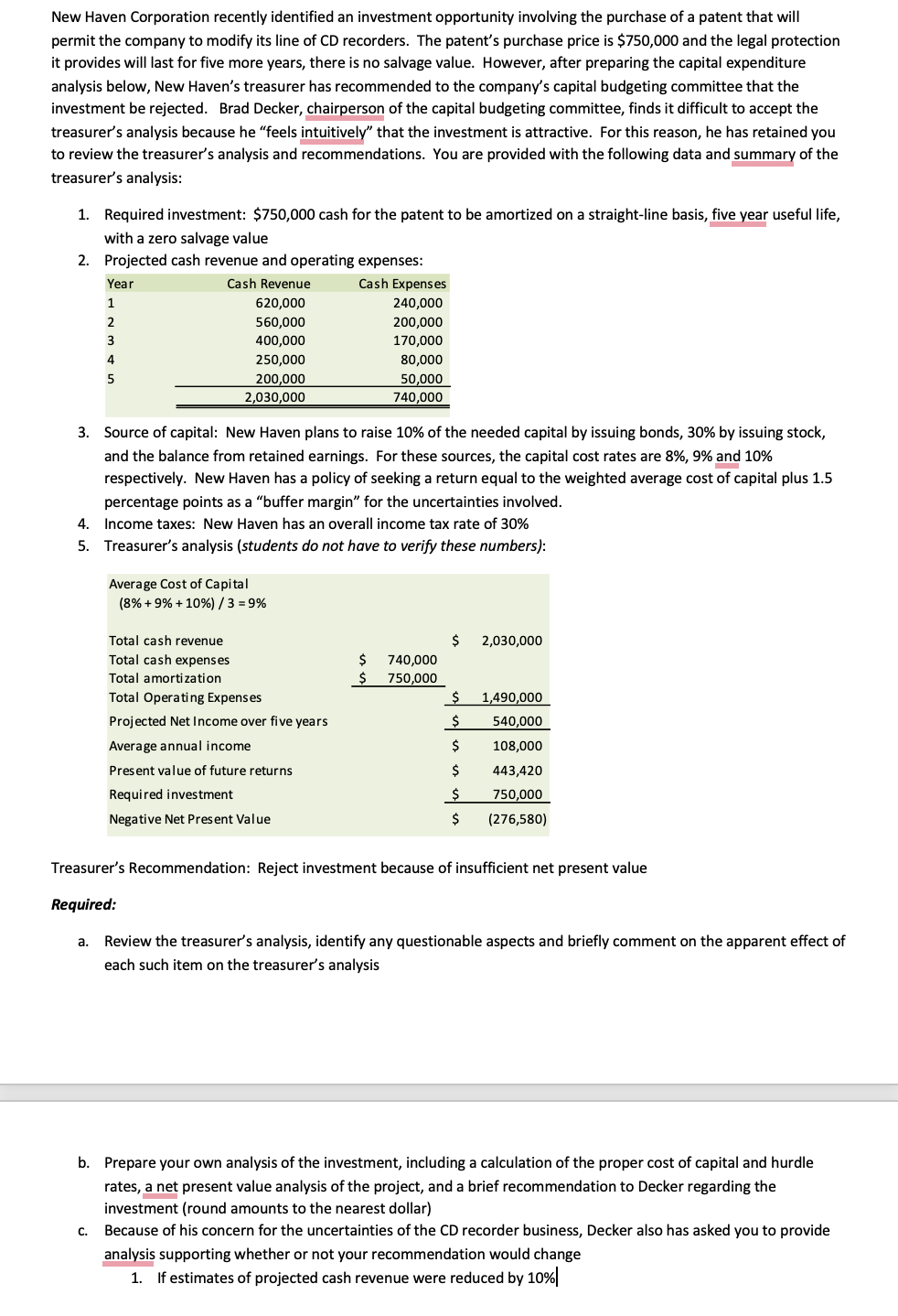 Weighted Cost provided for you 60% x 10% 6.00% 100% 9.50% How