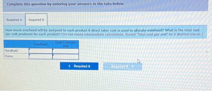 labor costs. For your investigation, you have data from last year. Manufacturing