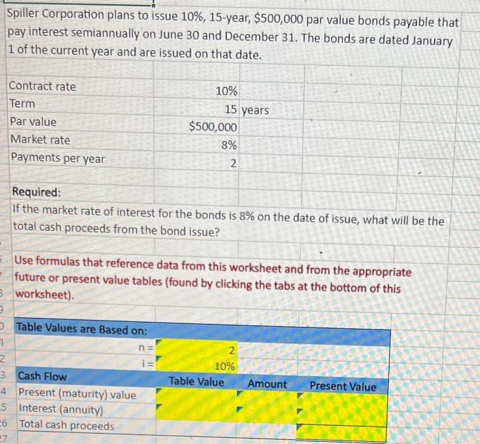 bottom of this worksheet). Required: a. How much would you have to