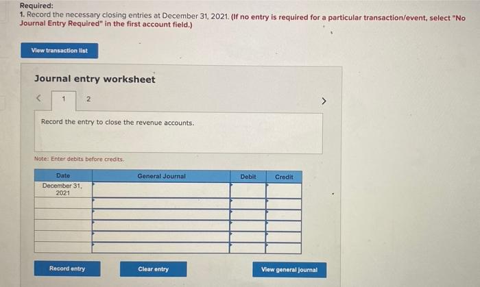 balance (LO3-6, 3-7) [The following information applies to the questions displayed below.]
