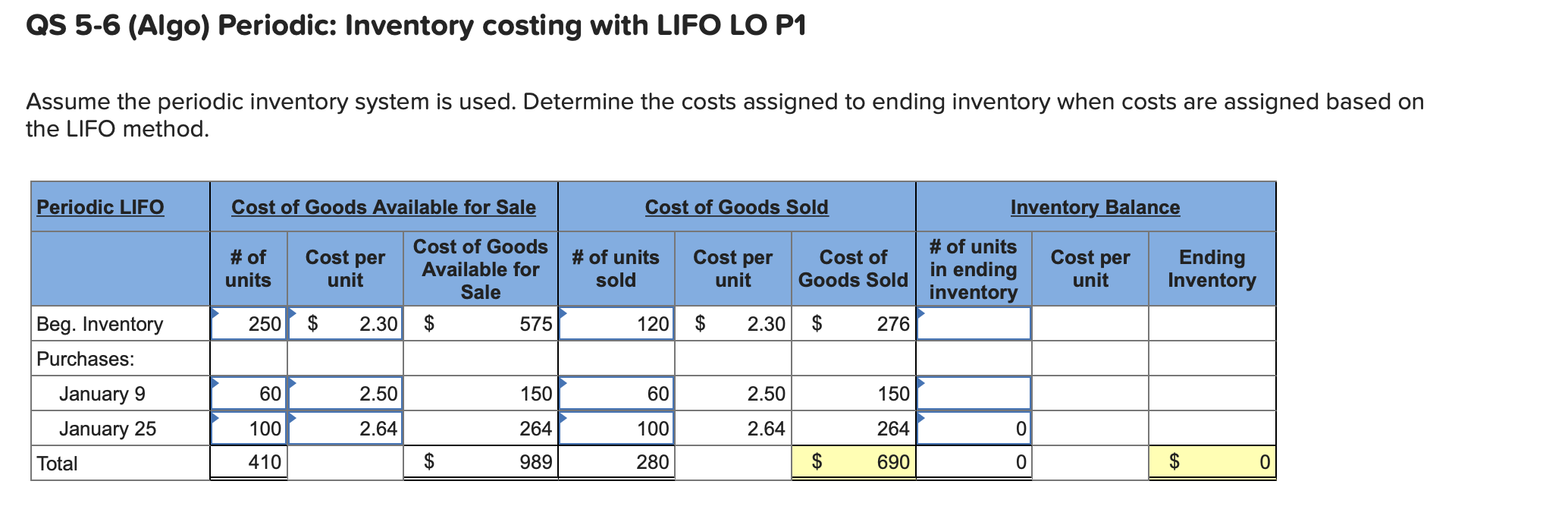 [The following information applies to the questions displayed below.] A company reports