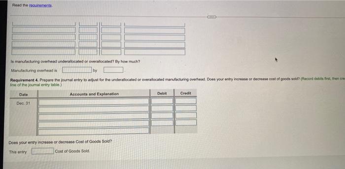 individual jobs, based on the machine hours required (Click the icon to