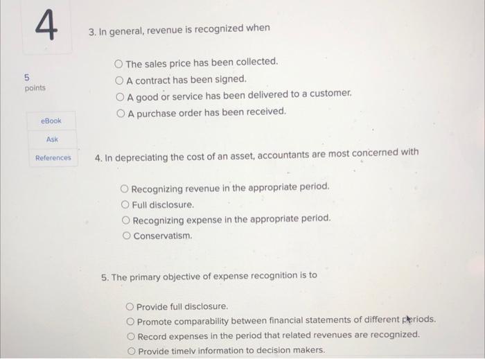 1-8, 1-9] Determine the response that best completes the following statements or