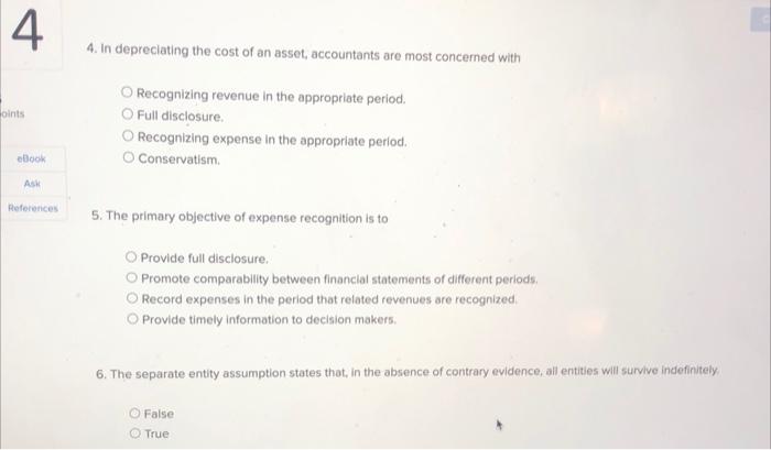 questions. 1. The primary objective of financial reporting is to provide information.