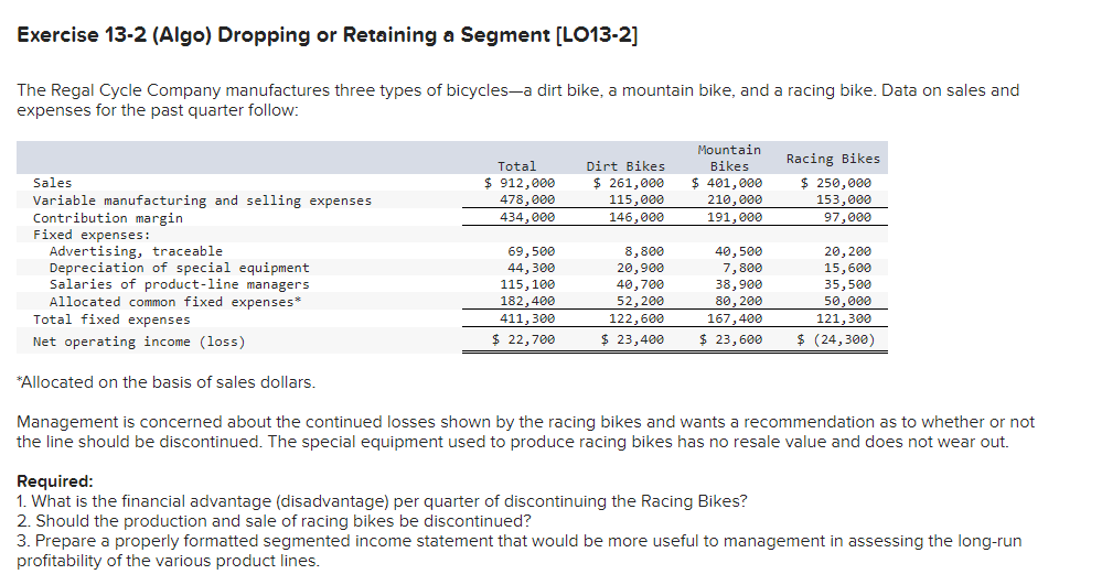statement that would be more useful to management in assessing the long-run