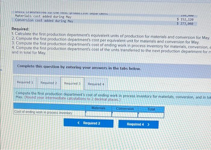 department is added at the beginning of processing in that department. Data