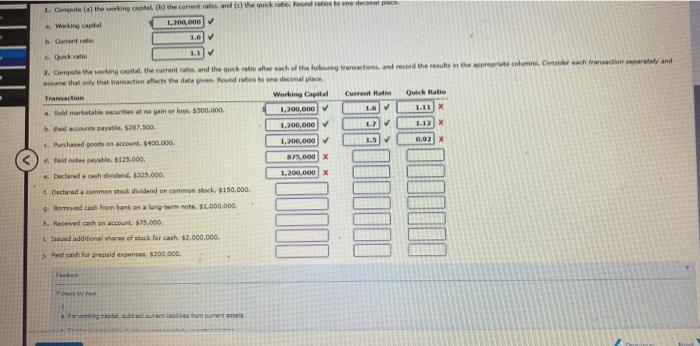 current position of Lucroy Industries Inc. are as follows: Cash Marketable securities