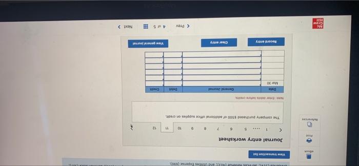 paid $5,380 cash to settle the account payable created on March 3.