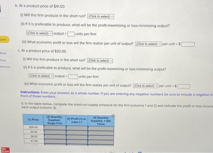 data in the following table are for a purely competitive producer: Marginal