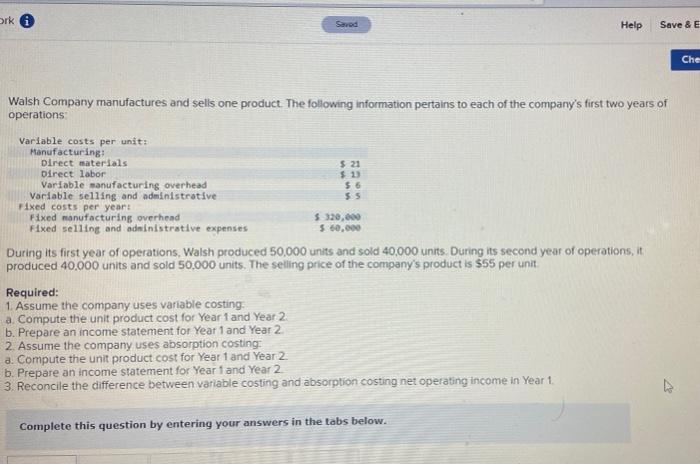 Ork i Saved Help Save & E Walsh Company manufactures and sells