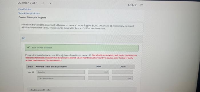 in the affected accounts, post the journal entries above, and indicate the